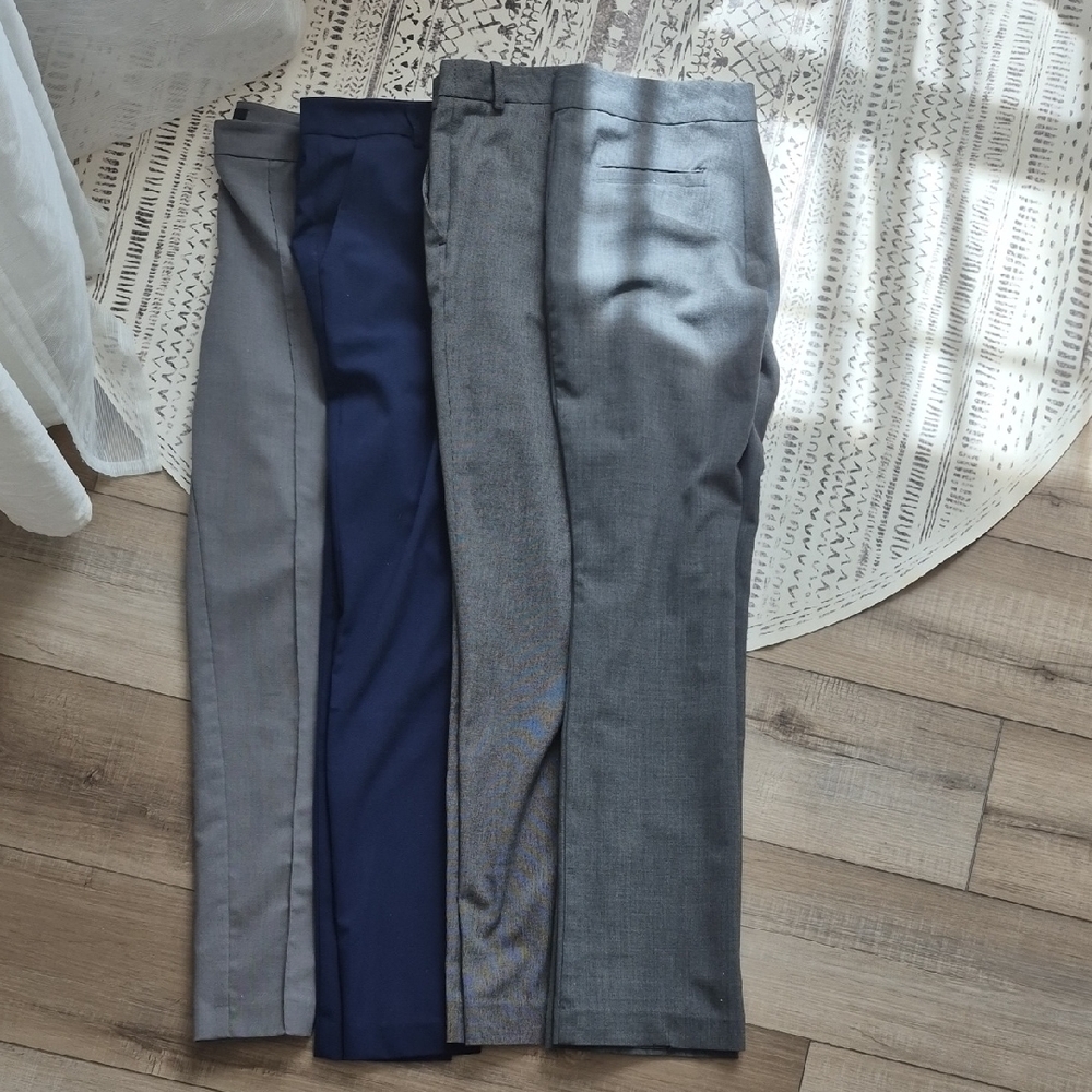 H&M,forever21,Bundle Of 4 Dress Pants And One Free Size Petite Small, Size 2p/4p